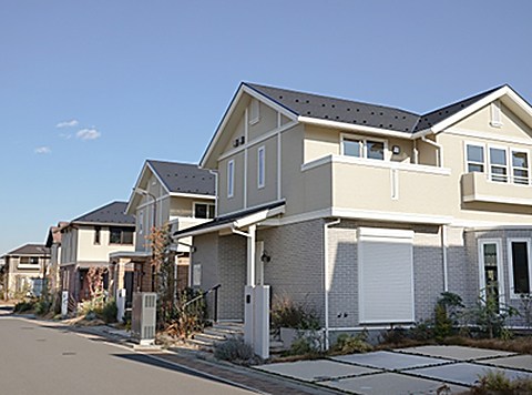 住宅街の戸建て住宅